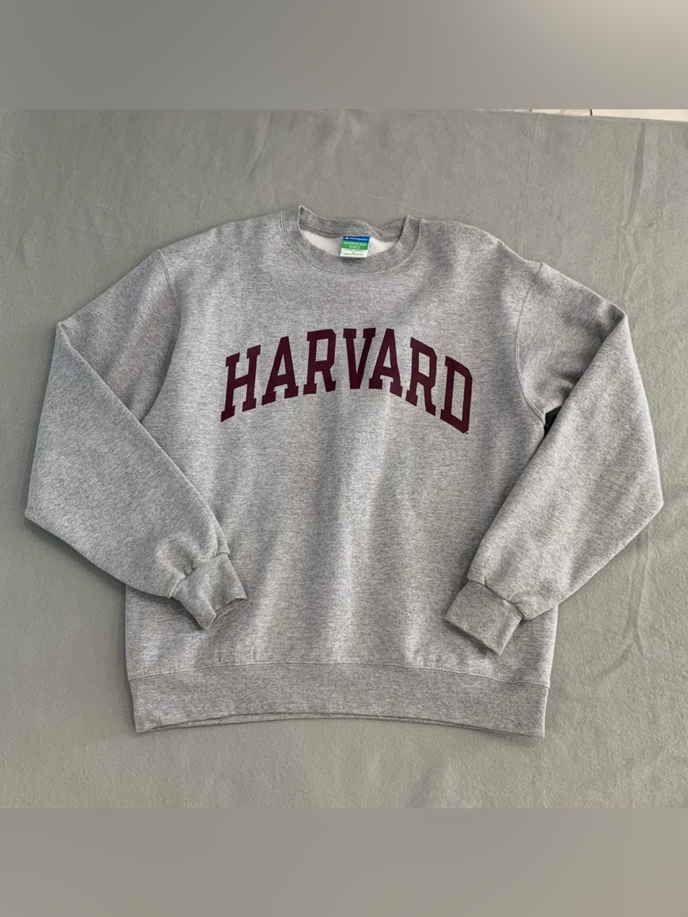 Champion Harvard University Sweater Mens Large Gray Sweatshirt Pullover Crew VTG